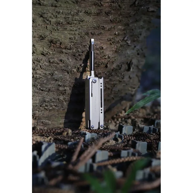 Міні мультитул-ножиці Roxon M3 зі змінними бітами, сірий — Photo 4