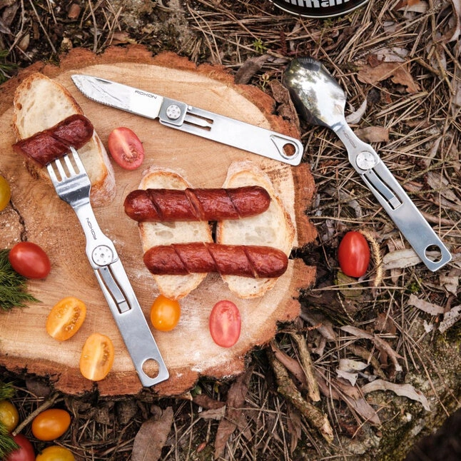 Набір столових приборів Roxon C1S 3 in1 (ложка, виделка, ніж), нержавіюча сталь — Photo 18