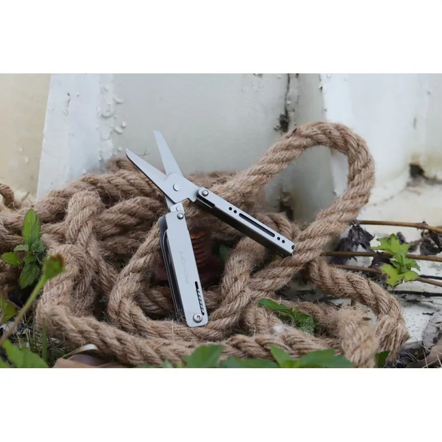 Міні мультитул-ножиці Roxon M3 зі змінними бітами, сірий — Photo 6