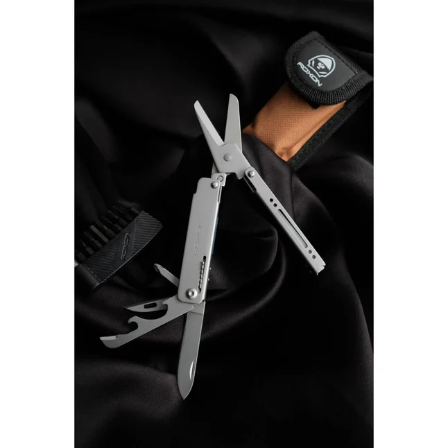 Міні мультитул-ножиці Roxon M3 зі змінними бітами, сірий — Photo 12