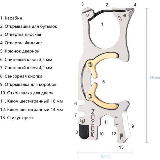 Мультитул Roxon Spirit S705 — Photo 1