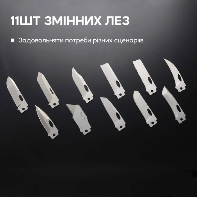 Набор сменных клинков Roxon (BA03; BA08; BA09) 3in1 — Photo 9