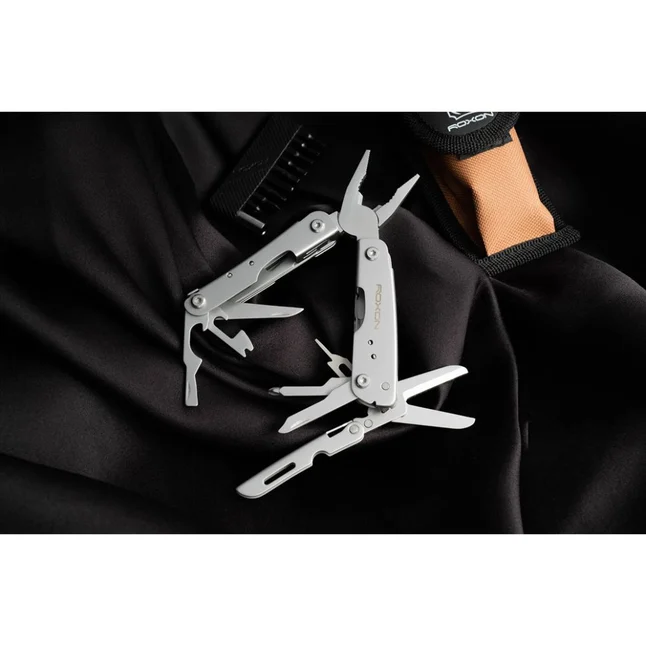 Мини мультитул Roxon M2 с сменными битами, серый — Photo 13