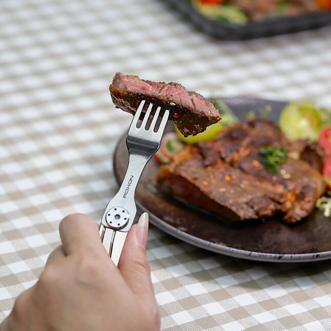 Набір столових приборів Roxon C1S 3 in1 (ложка, виделка, ніж), нержавіюча сталь — Photo 7