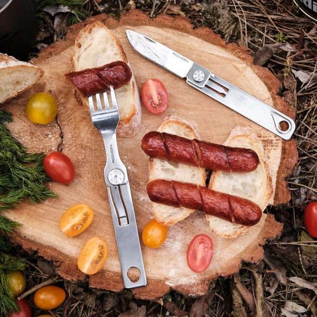 Набір столових приборів Roxon C1S 3 in1 (ложка, виделка, ніж), нержавіюча сталь — Photo 17