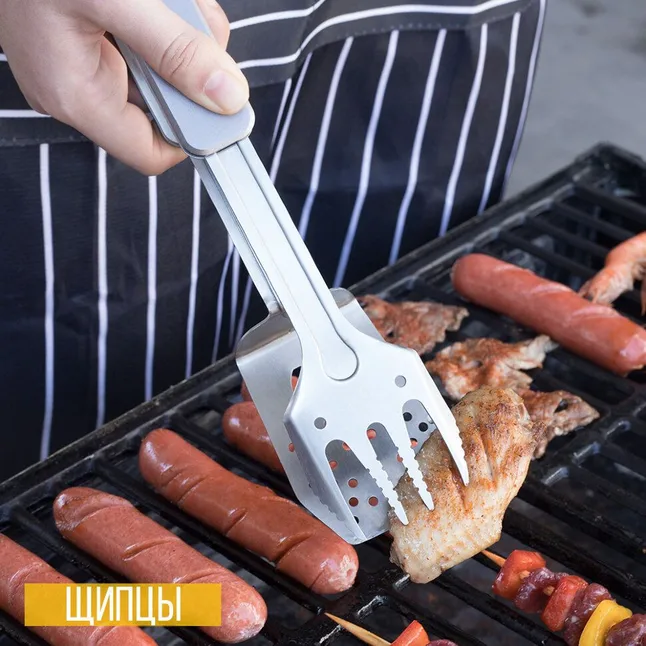 Мультитул для барбекю Roxon Multi BBQ Tool MBT MINI Black S602, черный — Photo 15