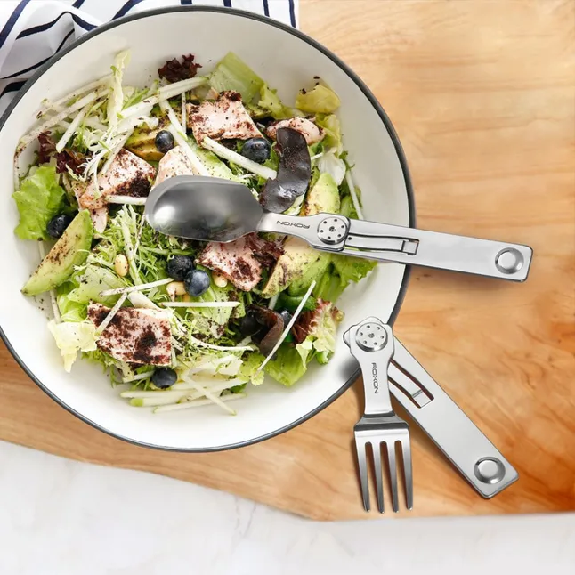 Набір столових приладів Roxon C2 2 in1 (ложка, виделка), нержавіюча сталь — Photo 2