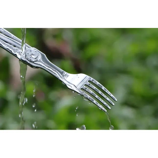 Набір столових приладів Roxon C3 2в1 (ніж, виделка), нержавіюча сталь, магнітне з'єднання — Photo 13