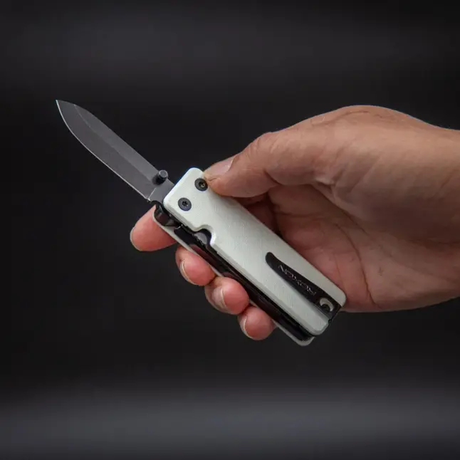 Міні мультитул Roxon KS2E Noir, чорне лезо, білий — Photo 7