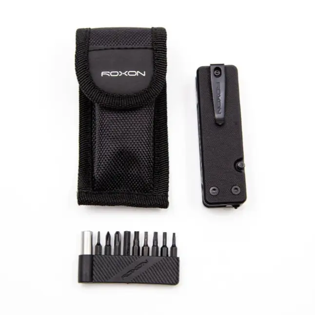 Мини мультитул Roxon KS2E Noir, черное лезвие, черный — Photo 4