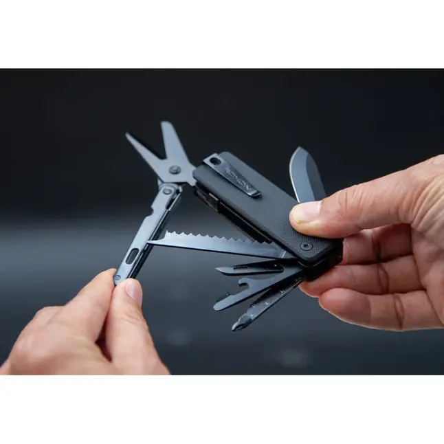 Мини мультитул Roxon KS2E Noir, черное лезвие, черный — Photo 8