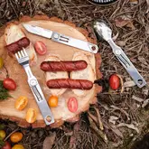 Набір столових приборів Roxon C1S 3 in1 (ложка, виделка, ніж), нержавіюча сталь — Photo 38