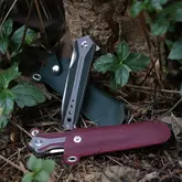 Чехол кожаный для Roxon К1, зеленый — Photo 6