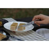 Набір столових приборів Roxon C1 3 in1 (ложка, виделка, ніж) сірий — Photo 16