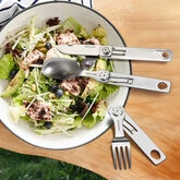 Набір столових приборів Roxon C1S 3 in1 (ложка, виделка, ніж), нержавіюча сталь — Photo 26