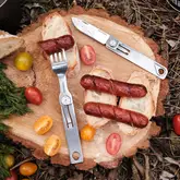 Набір столових приборів Roxon C1S 3 in1 (ложка, виделка, ніж), нержавіюча сталь — Photo 37