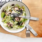 Набір столових приладів Roxon C2 2 in1 (ложка, виделка), нержавіюча сталь — Photo 12