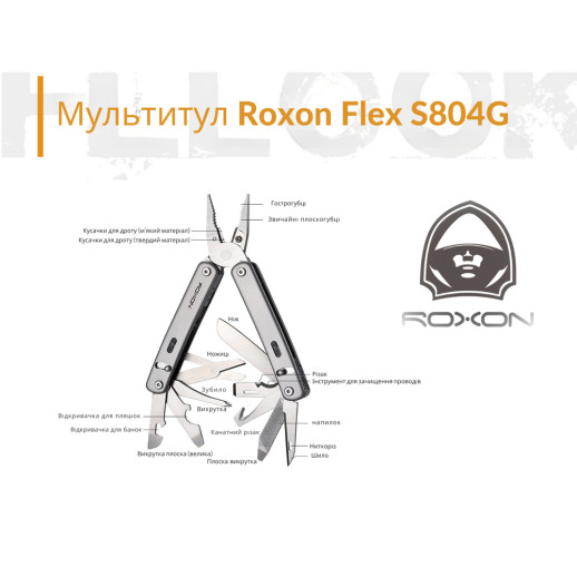Мультитул Roxon Flex S804G
