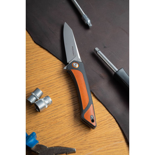 Нож складной Roxon K2 лезвие D2 коричневий
