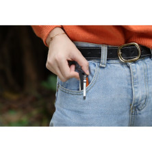 Нож складной Roxon K3 лезвие 12C27 оранжевый