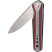 Нож складной Roxon K1 лезвие D2 бордовый