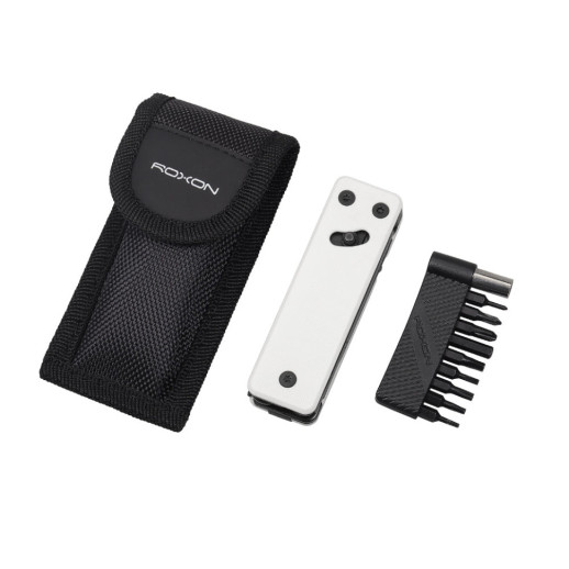 Мини мультитул Roxon KS2E Noir, черное лезвие, белый