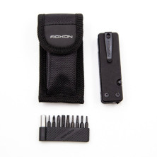 Мини мультитул Roxon KS2E Noir, черное лезвие, черный